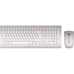 CHERRY DW 8000 Wireless Keyboard and Mouse Set (Silver/White)