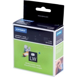 Dymo Multi-Purpose Removable Labels on a Roll (Black on White)