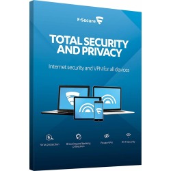 F-Secure TOTAL Security and Privacy (Freedome + Safe) Subscription (1 Year, 5 Devices) Retail