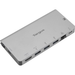 Targus USB-C DP Alt Mode Single Video 4K HDMI Docking Station with Card Reader, 100W PD Pass-Thru, and Removable USB-C Cable