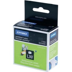 Dymo Multi-Purpose Removable Labels on a Roll (Black on White)