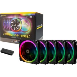 Antec Prizm 120 ARGB 5+C - Case fan - 120 mm (pack of 5)