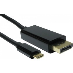 Cables Direct 1m USB Type-C Male to DisplayPort Male Video Cable