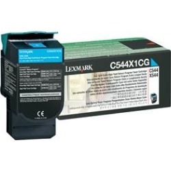 Lexmark Return Program (Extra High Yield: 4,000 Pages) CyanToner Cartridge for C544