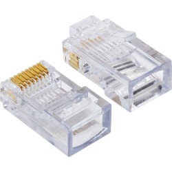 Platinum Tools 100003C EZ-RJ45 Cat5/5e Connectors, 50 Pc. Clamshell