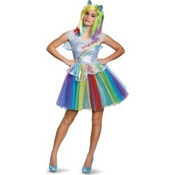 Womens Deluxe Rainbow Dash Halloween Costume