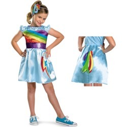 Rainbow Dash TV Classic My Little Pony Girls Costume