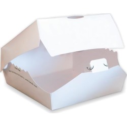 9 in x 9 in Guarantab Tamper Evident To-Go Box