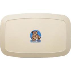 Cream Horizontal Mount Changing Station