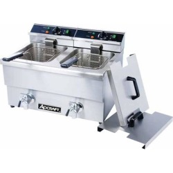 26 lb Electric Countertop Fryer w/ Drain