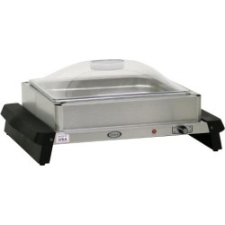 Single Buffet Server with Clear Lid