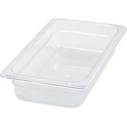 Poly-Ware Third Size 2 1/2 in Deep Food Pan