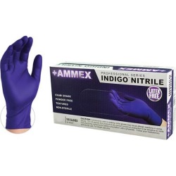 Small Indigo Nitrile Disposable Gloves
