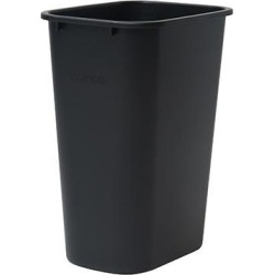 41 qt Black Trash Can
