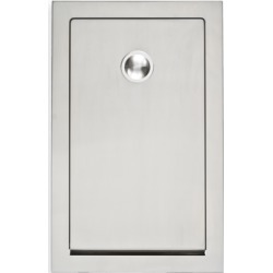 Recess Mount SS Vertical Mount Baby Changing Station