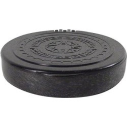 7 in Black Tortilla Server With Hinged Lid