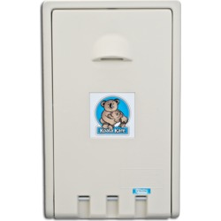 Cream Vertical Mount Baby Changing Station