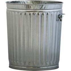 10 gal Metal Trash Can