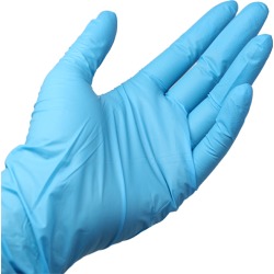 Medium Blue Nitrile Gloves
