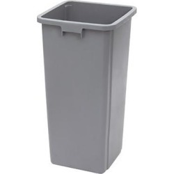 23 gal Gray Trash Can