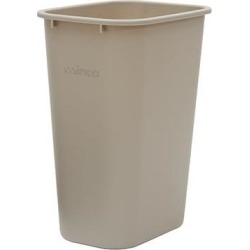 41 qt Beige Trash Can