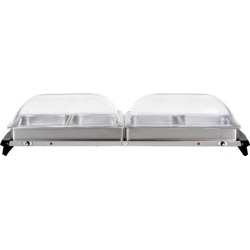 Jumbo Buffet Server with Clear Rolltop Lids