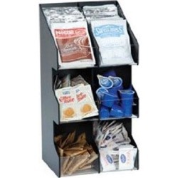 Six Section Countertop Vertical Lid And Condiment Organizer