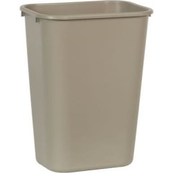 10 gal Beige Trash Can