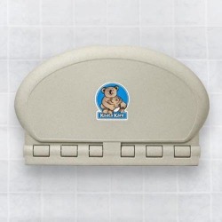 Gray Wall Mounted Baby Changing Station