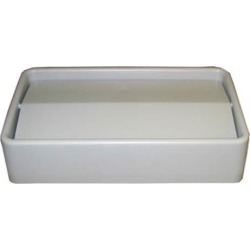 Gray Trash Can Flip Lid