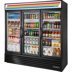 72 cu ft Refrigerated Merchandiser w/ 3 Swing Doors