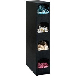 Four Compartment Countertop Vertical Condiment Organizer