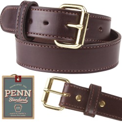 Penn Std Bull Ex.Thick Holster Belt- Brown 1.5