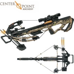 CenterPoint Tormentor Whisper 380 Compound Crossbow Combo- Camo