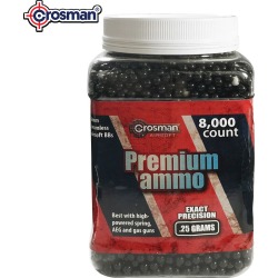 Crosman .25 gram Premium Ammo Airsoft Pellets (8000 ct.)- Refurb