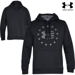 Under Armour Freedom Rival Hoodie (L)-Black