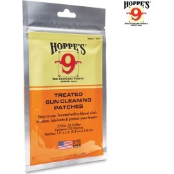 Hoppe's Treated Gun Cleaning Patches (.270-.35 cal) (120PK)