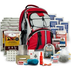 Wise Food Co. 5-Day 64-pc Survival Backpack (RED)