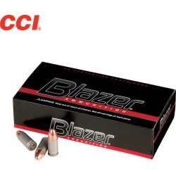 CCI Blazer Alum Case Ammunition 9mm 124 gr. FMJ (Box/50)