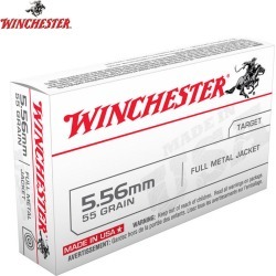 Winchester USA Target 5.56 mm 55 gr. FMJ (Box/20)