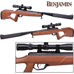 Benjamin Trail NP Elite Stealth (.22 cal) Air Rifle Combo- Wood