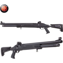 Hatsan Galatian Tact Semi-Auto PCP Air Rifle (.25 cal)- Blk Syn