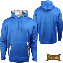 Gamehide Nomad Hoodie (L)- Royal Blue/Naked North Snow Camo