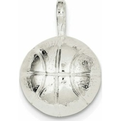 Sterling Silver Basketball Charm