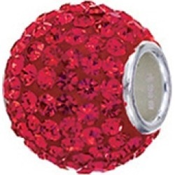Zable� Sterling Silver Pave Crystal Birth Month - July Pandora Compatible Bead / Charm