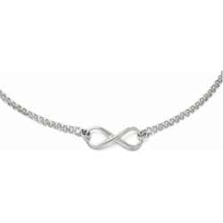 Finejewelers Sterling Silver Infinity Symbol Necklace