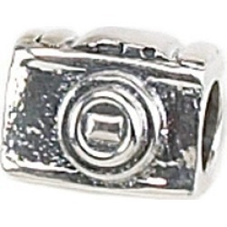 Zable� Sterling Silver 35mm Camera Bead / Charm
