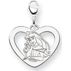 Disney Aurora Heart Lobster Clasp Charm