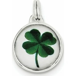 Sterling Silver Four Leaf Clover Charm