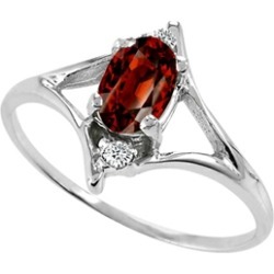 Tommaso Design� Genuine Garnet Ring